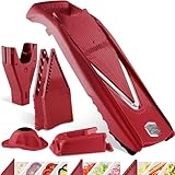 Börner Gemüsehobel V5 (Profi Set) • Verstellbarer V-Hobel 7-teilig mit...