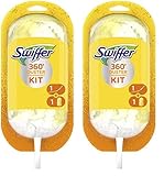 Swiffer Staubmagnet XXL Kit Mit 1 Griff Und 1 3D Staubmagnet Tuch, Nimmt 3X...