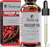 Kanzy Hagebuttenöl Kaltgepresst 100% Rein 120ml Rosehip Oil Wildrosenöl...