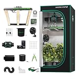 Mars Hydro Smart Growzelt Komplettset,FC1500 Samsung App Fernbedienung...
