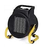 WARMTEC Heizlüfter mit Thermostat 2000W - Heizgebläse für Garage,...