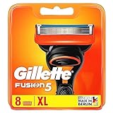 Gillette Fusion 5 Rasierklingen, 8 Ersatzklingen für Nassrasierer Herren...