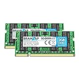 BRAINZAP 4GB DDR2 RAM SO-DIMM PC2-5300S 2Rx8 667 MHz 1.8V CL5 Notebook...