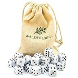 Waldfelsen 6, 12, 20, 30 oder 50 hochqualitative Würfel Standardgröße 16...