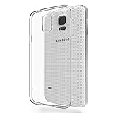 REY Transparent Silikonhülle TPU für Samsung Galaxy S5, Handyhülle...