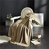 Coastal Khaki Ethnische Retro-Strickdecke und Sofabezug – Dicker...