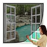 Moskitonetz für Fenster, Fliegengitter mit Pollenschutzfunktion zum...