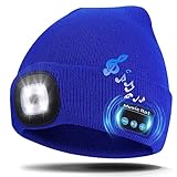 Kaishengyuan Bluetooth Music Mütze, Wintermütze mit Licht, 4 LED Beanie...