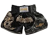 FLUORY Muay Thai Fight Shorts, MMA Shorts Bekleidung Training Käfig Kampf...