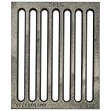 SPEEDPLANT Hochwertiger Ascherost 18 x 22 cm Ofenrost Kaminrost Liegerost...