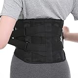 BraceUP Rückenstütze mit Lumbalkissen - Rückenstütze,...