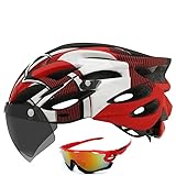 ZHAOQIN Fahrradhelm Ultraleichter Fahrradhelm, Outdoor-Fahrradhelm mit...