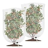 2 Stück Pflanzenschutznetz, Insektenschutznetz Mit Kordelzug, Gemüsenetz,...