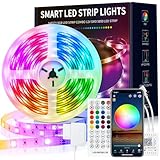 Beaeet LED Strip 10m, LED Streifen 10m Selbstklebend mit Fernbedienung und...