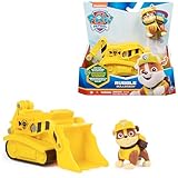 PAW PATROL, Baustellen-Fahrzeug mit Rubble-Figur (Sustainable Basic...