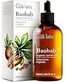 Gya Labs Bio-Baobaböl für Haare, Haut & Gesicht - 100% Reines...