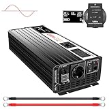 Xijia 2500W Reiner Sinus-Wechselrichter mit Fernbedienung und Zwei...