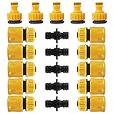 Chudian 20 Stück Schlauchverbinder Set 1/2 Zoll Schnellkupplung,...