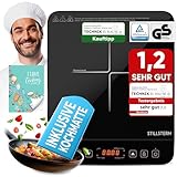 Stillstern Induktionskochplatte 2100W – Induktionskochfeld geeignet für...