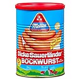Metten Dicke Sauerländer Bockwurst 500g (5x100g) SPARPACK 12 Stück