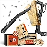 BearClaw Holzspalter manuell - Anzündholz Spalter zur Wandmontage -...