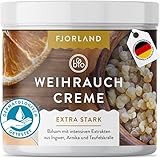 FJORLAND® Weihrauchcreme extra stark 200 ml - Weihrauch-Salbe hochdosiert...