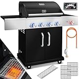 KESSER® Gasgrill Master BBQ 800°C Infrarot & Grillthermometer...