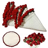 bssmmai Häkelblumenstraußdecke, Blumenstrauß Decke, Flower Bouquet...