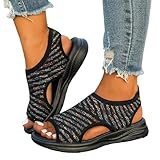 Damen Sandalen, Orthopädische Sandalen Damen Sommer Bequem Sandaletten...