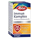 Abtei Immun Komplex - Nährstoff-Komplex mit 22 Vitaminen & Mineralstoffen...