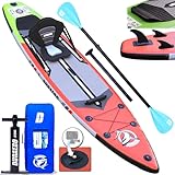 Stand up Paddle Board Aufblasbare SUP Board Set, 330x76x15cm, 3 abnehmbare...