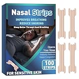 Nasenpflaster, Clear Nose Strips für Schnarchen, Wirksame...