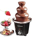 Nostalgia 3-Tier Elektrische Schokoladenbrunnenmaschine für Partys –...