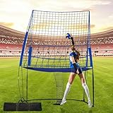 Volleyball-Trainingsgeräte-Netz – 3,4 x 2,4 m mit 3 verstellbaren...