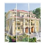 Magnet Fliegengitter tür Insektenschutz,170x250cm Magnetvorhang...