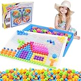 RANJIMA Mosaik Steckspiel für Kinder, Mosaik Steckspielzeug Lernspielzeug...