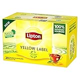 Lipton | Yellow Label | Schwarzer Tee | mit handgepflückten...