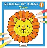 Mandalas für Kinder ab 3 - Tiere: Mandala-Malbuch mit einfachen Motiven...