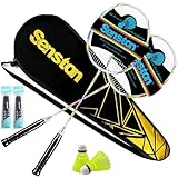 Senston Graphit Badminton Set Profi Badmintonschläger Leichtgewicht...