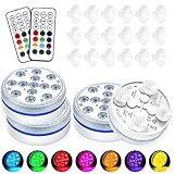 yotutun Unterwasser LED Licht, 16 RGB Farbwechsel Poolbeleuchtung...