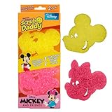 Scrub Daddy Disney Mickey Mouse & Minnie Mouse Spülschwamm Doppelpack,...