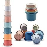 Cosaway Baby Stapeln Nesting Cups Spielzeug, Montessori Spielzeug für...