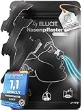 Ellicit Nasenpflaster Schwarz, 30er Pack Premium Nasenstrips, gegen...