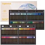 LIGHTWISH Professional Ölpastellkreiden, 100 leuchtende Farben plus 4...