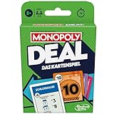 Monopoly Deal Kartenspiel, der Klassiker in der schnellen Version,...