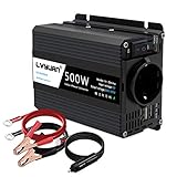 LVYUAN 500W Wechselrichter DC 12V auf 230V AC Spannungswandler Auto...