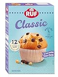 RUF Classic Muffins Backmischung, helle American Style Muffins mit...