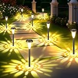FIFlying Solarlampen für Außen, 8 Stück Warmweiß LED Solarleuchten...