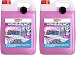 SONAX AntiFrost+KlarSicht Zirbe Gebrauchsfertig bis -20°C (5 Liter)...