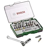 Bosch 27tlg. Schrauberbit und Ratschen-Set (PH, PZ, Hex, T, S-Bit, Zubehör...